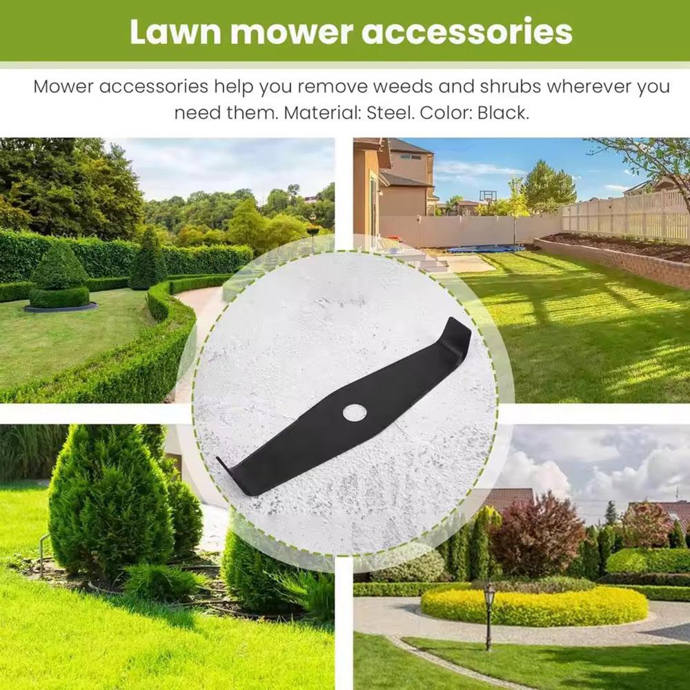 9-inch 2-tooth 2T Lawn Mower Blade, Bite Blade, Lawn Mower, Garden Lawn Cutting Blade, Garden Tool Accessories