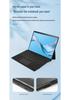 Étui clavier Bluetooth pour Surface Pro avec design magnétique rétroéclairé sept couleurs