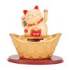 Brand New Duable.particular High Quality Lucky Cat Hand Hotel New Year Ornament Shop Solar Waving 11.5x7.5x12cm