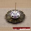 Ceramic Japanese-Style Incense Tray & Holder - Two-in-One Backflow and Stick Holder Ornament