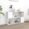 VidaXL Bookcase, Bookshelf with Compartment, Book Furniture with Storage Living Room, Scandinavian, 809170