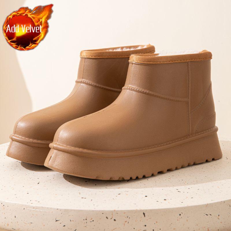 

Winter Waterproof Women s Snow Boots Plush Platform Ladies Shoes Comfortable and Elegant Boot Warm Fashion 2025 Work Hot Booties 40