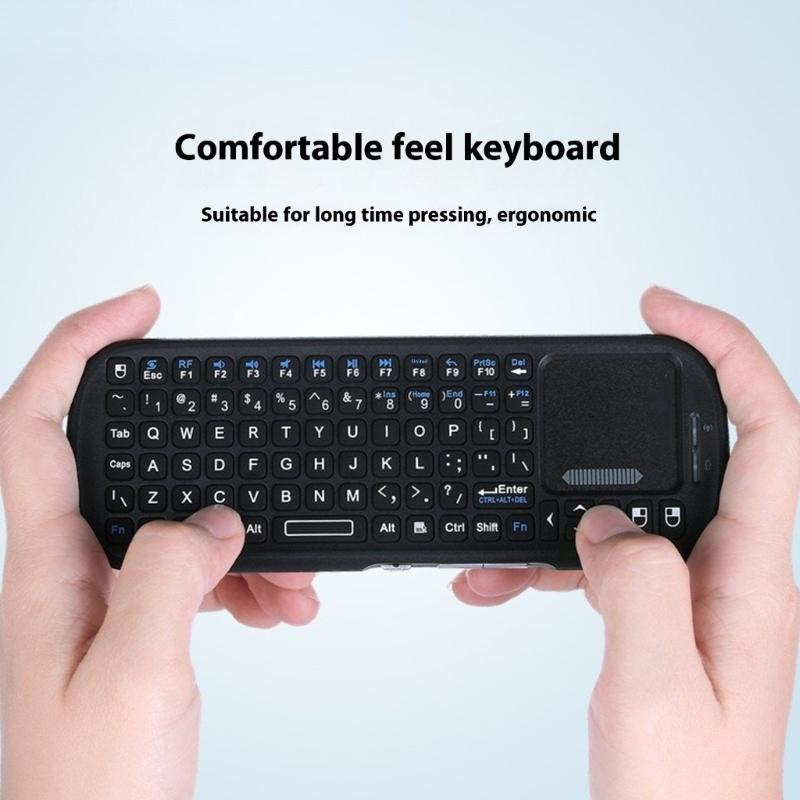 Mini-Funk Tastatur mit Touchpad-Maus Leichtgewicht Tragbarer Controller Bluetooth-kompatible Maus für PC-Gaming