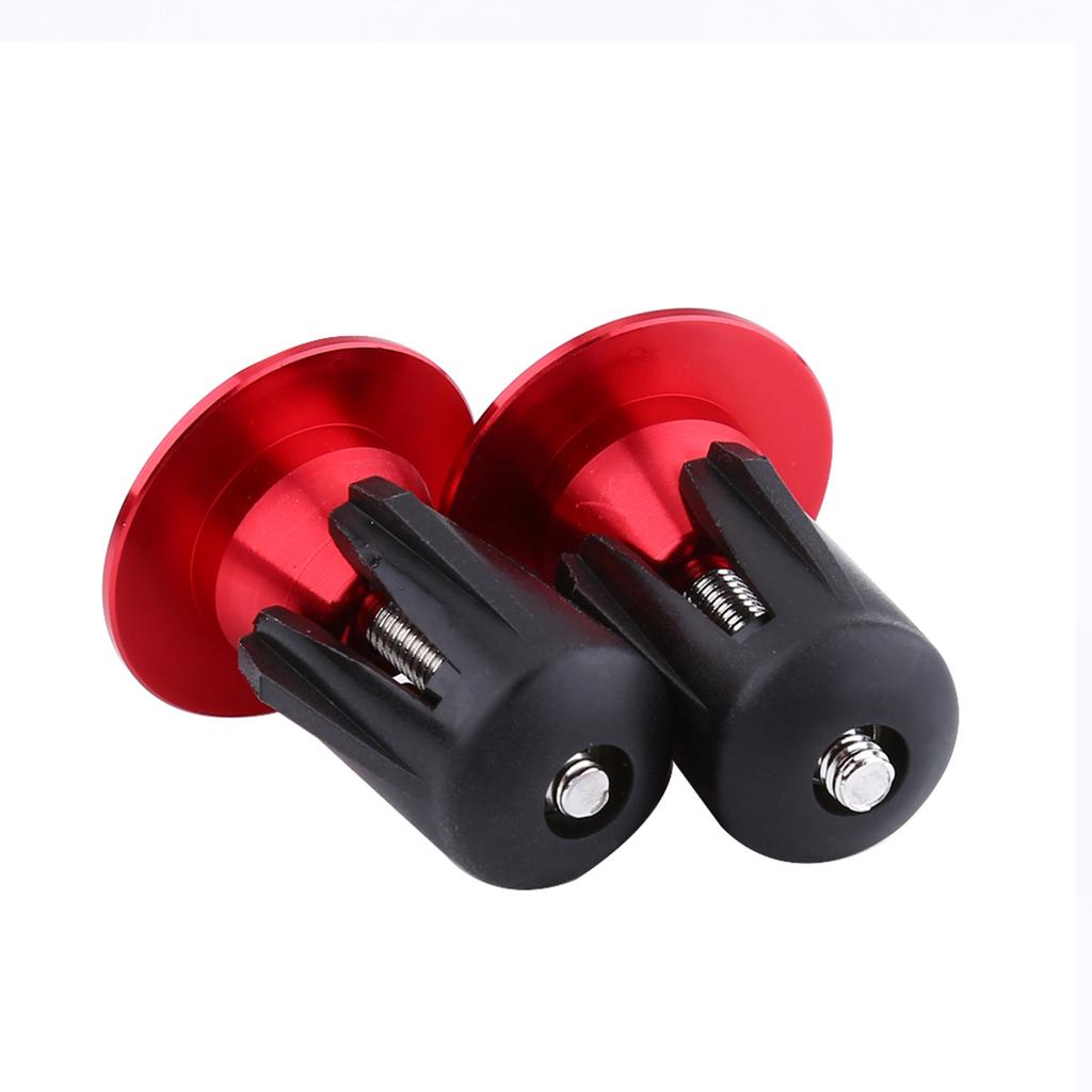 2pcs Colorful Aluminum Bike Bicycle Handlebars Bar Grips End Plugs Caps Bike Accessory