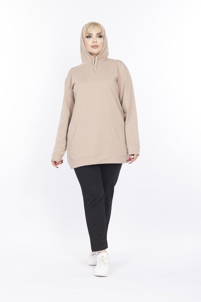 Damska bluza w stylu oversize, odzież plus size, bluza