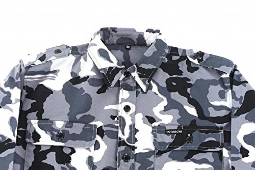 Series Tops Army Shirt Camouflage Green Camouflage Black and White Workwear Workwear Knickerbockers Construction Workwear Size 4L Camouflage Green