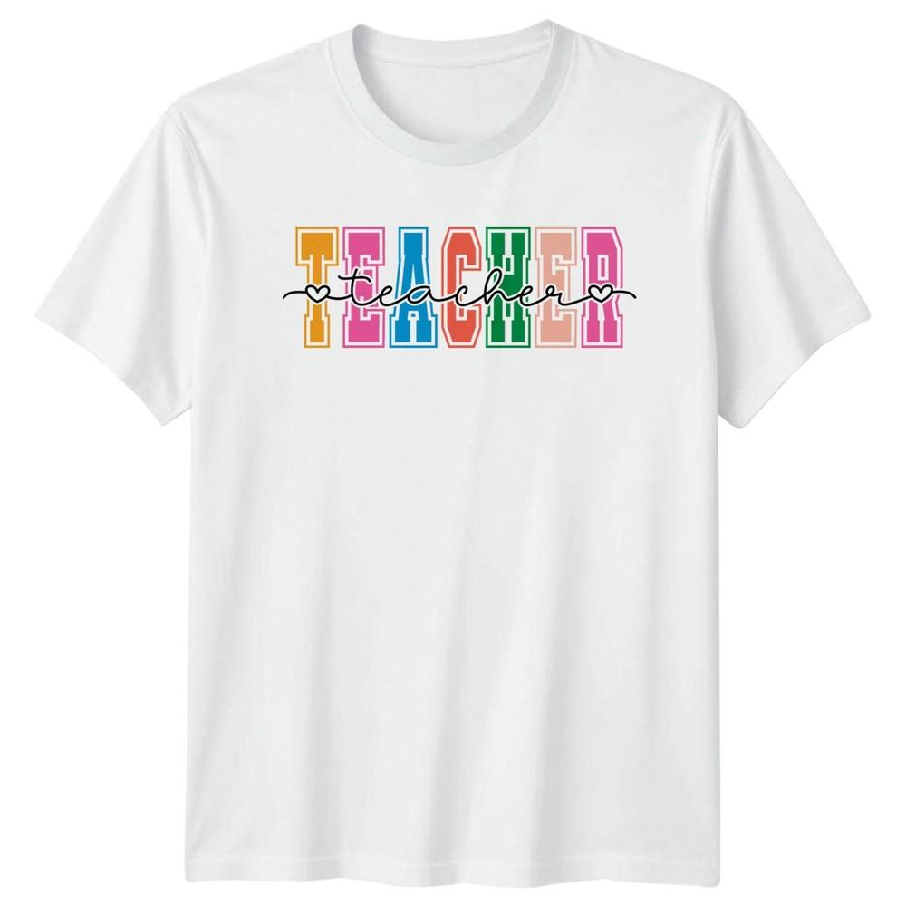 Teacher Teacher Unisexs TShirt Education Teaching Christmas Gift For Her S