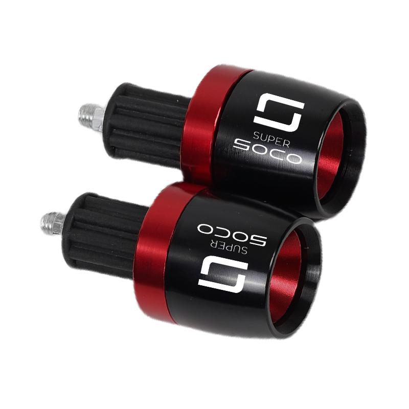 Motorcycle Handlebar Grips Handle Bar Cap End Plugs For Super Soco CPx CUmini CUx TC 50 TC Max Wanderer TCMax Accessories CNC