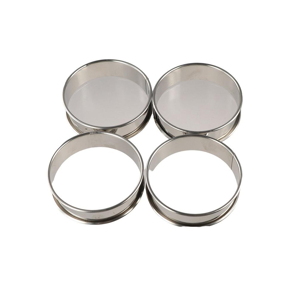 Round Double Rolled Kitchen Baking Tool Bread Metal Cake Mold Muffin Ring Bakeware Tart Ring