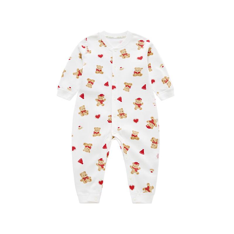 Rabbi Baby Festive Pure Cotton Long Sleeve Romper