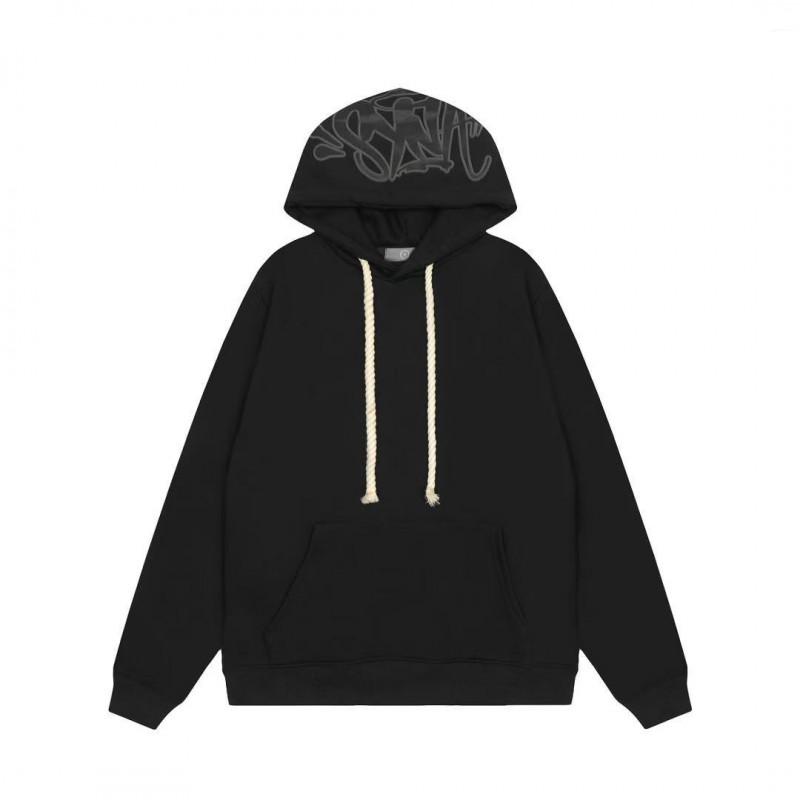 Completo da uomo Streetwear con felpa e pantaloni jogger, casual, vestibilità larga, in cotone, tuta sportiva
