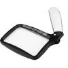 Rectangular Magnifying Glass With Light Magnifier Foldable Handheld 5 Led, 2 Dimming Modes, 2x Magnifying Reading