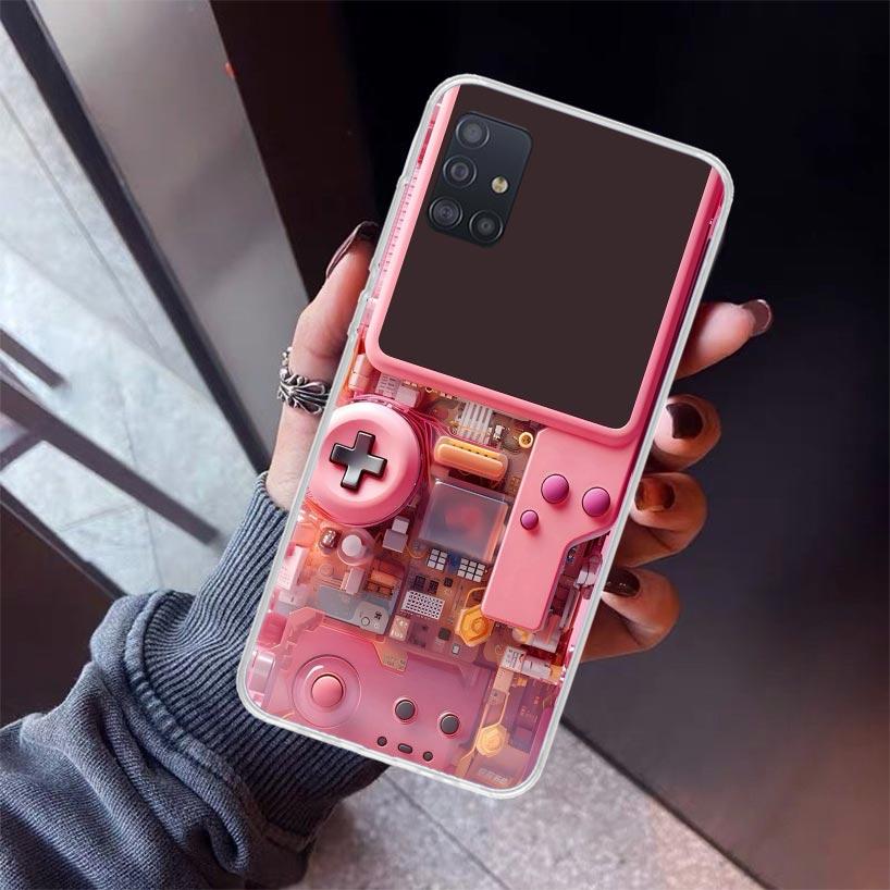 Games Console Fashion Boy Phone Case For Samsung Galaxy A12 A52S A42 A32 A22 A51 A50 Note 20 Ultra 10 S10 Plus A71 A70 A31 A30 A