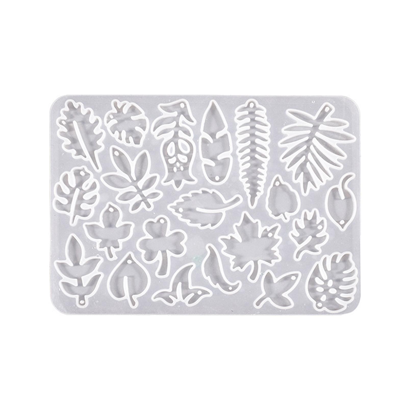 

Несколько силиконовых форм с цветочным узором для изготовления украшений ручной работы, с формами лепестков и листьев роз, стильная форма для подвесок и шармов T2