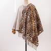 Autumn and Winter Leopard Print Scarf Large Shawl for Women Autumn and Winter New Double Sided Scarf Versatile Tassel Thickened Outer Wear