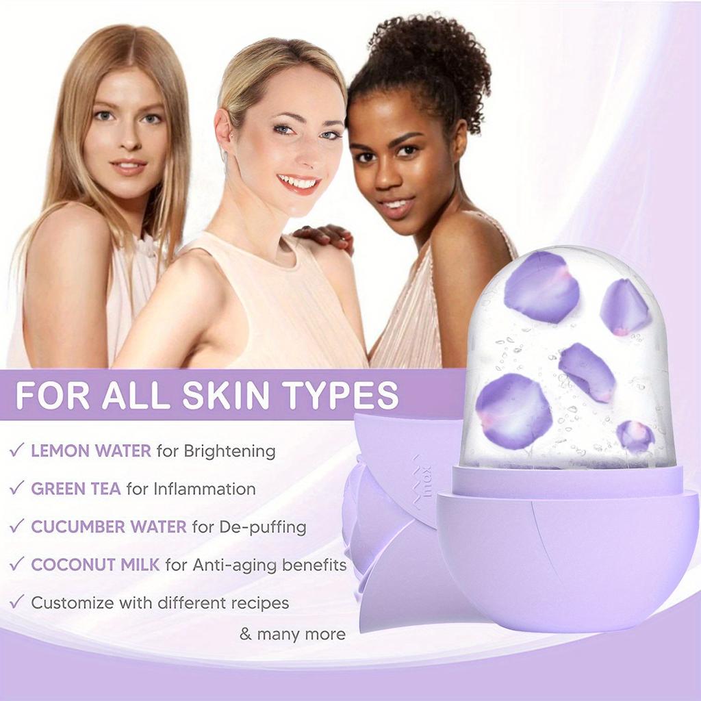 Silicone Ice Mold Facial Rollers Care Tools Massager for Face Eyes Neck Relieve Fine Lines and Wrinkles Beauty Skin Care Gifts