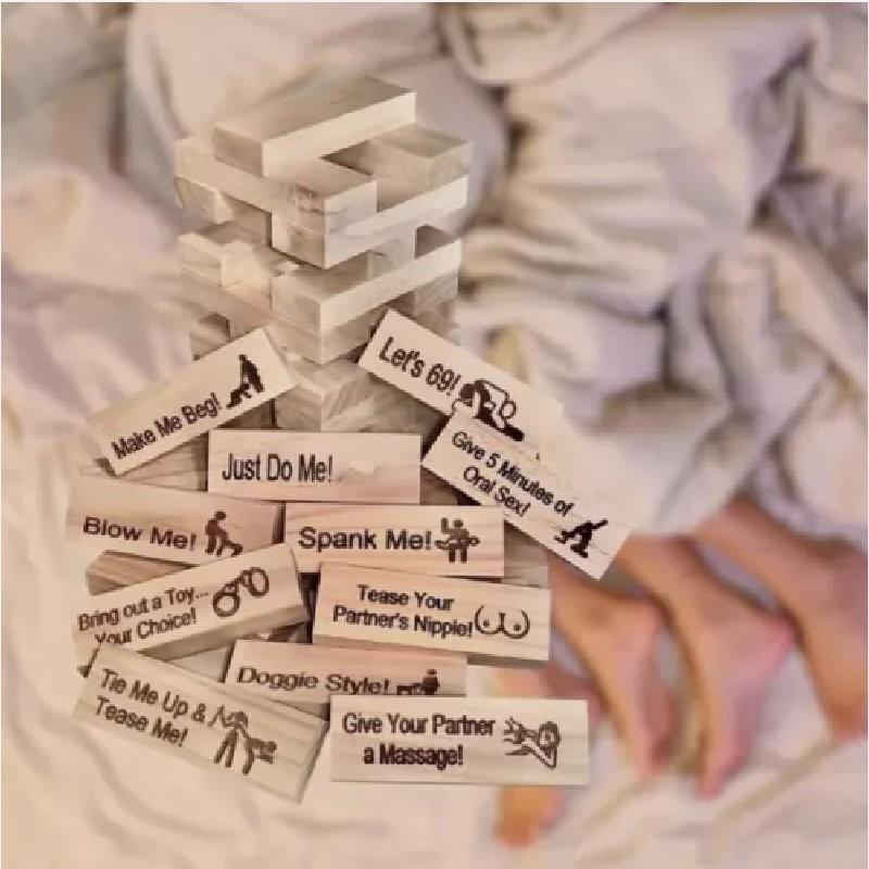 Super Block Naughty Tower Game For Adults Couple Activities Date Ideas Night