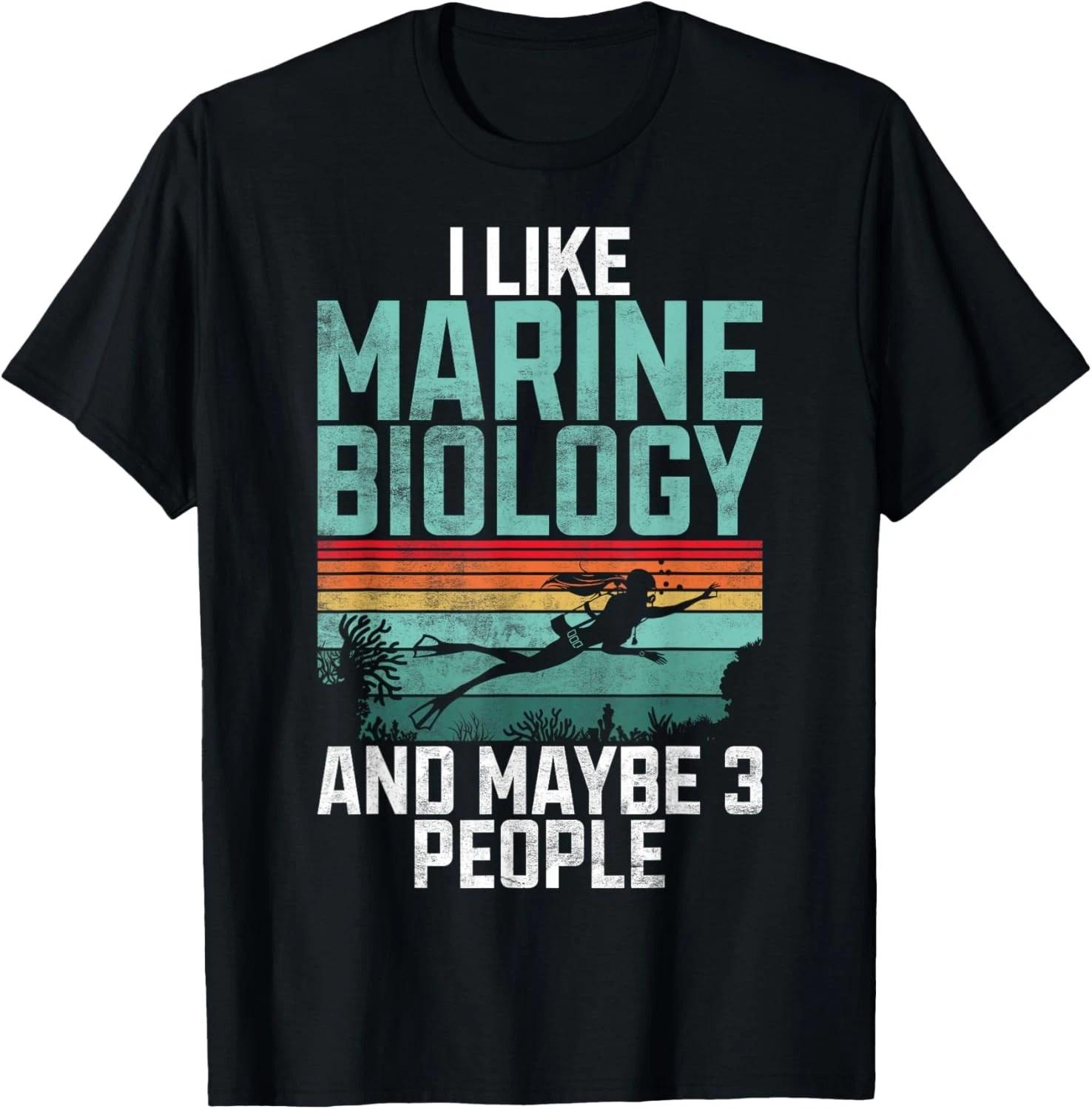 I like Marine Biology and maybe 3 People Marine Biologist Gift Unisex T-Shirt 2XL