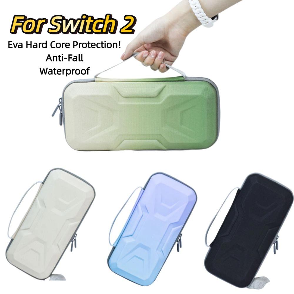 EVA Hard Shell Carrying Case Slim Gradient Color Game Console Storage Bag Drop-resistant Waterproof Game Console Box