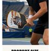 Retro Gold Loco2 Carbon Fiber Pickleball Paddle Elongated Frame Professional Tournament Competition Paddle