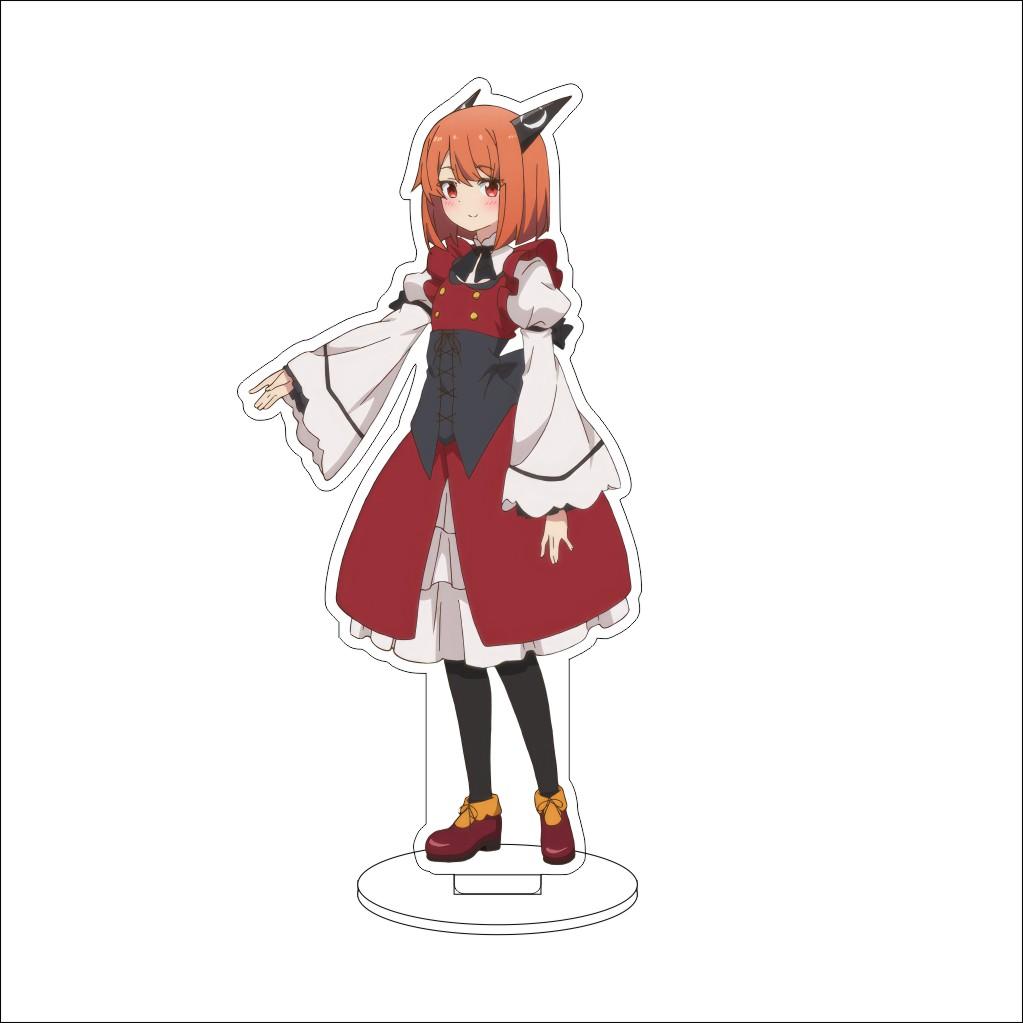 16CM Anime Cosplay Acrylic Stand Ornaments Azusa Falufal Sharula Haruka Flattelude Figure Stand Halloween Gifts