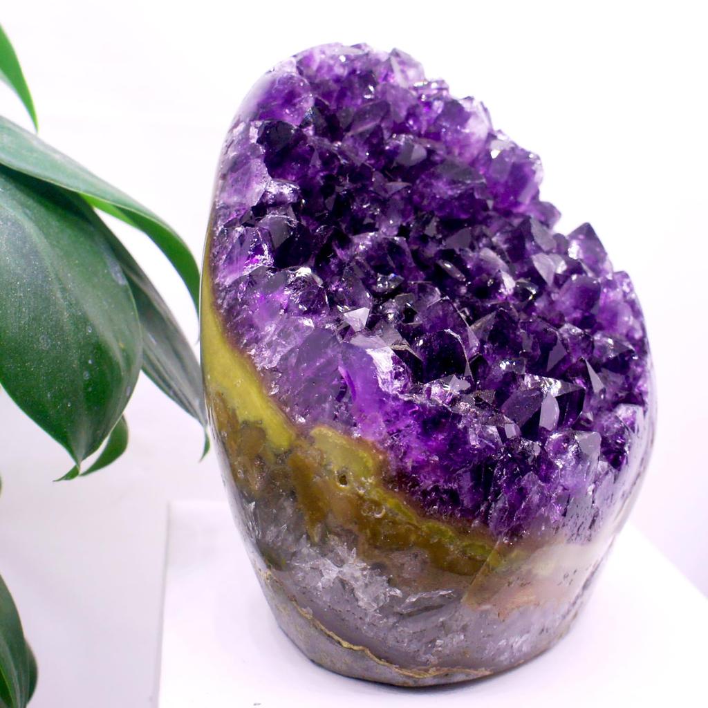 Amethyst Natural Carefully Purple Rough Power Feng Ideal for Interior Decoration [TANAKA YA] Cluster, Stone, Selected, High-Quality, Approx.