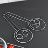Teig-Schneebesen aus Edelstahl, Mixer, Küchen-Mehl-Schneebesen, Brotbackwerkzeuge, Back-Mischstäbchen, Gadget