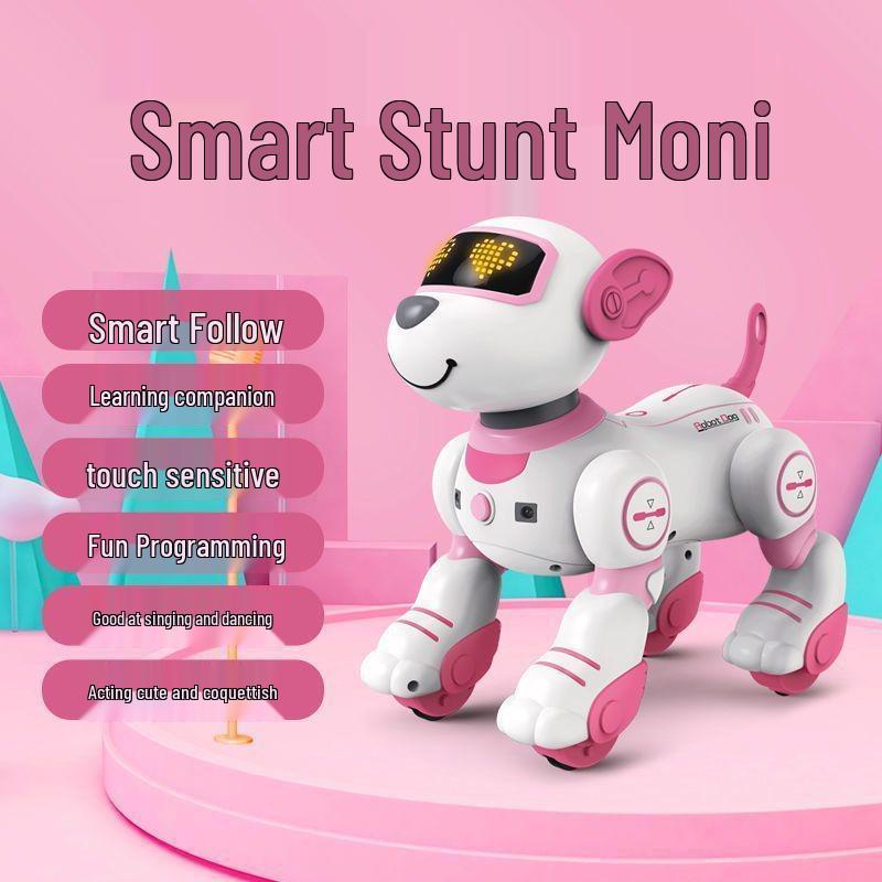 

Умная образовательная игрушка-робот-собака для мальчиков, 1-3 года - Идеально для новогодних подарков Three batteries