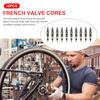 10Pcs Tire Valve Cores Brass Bicycle Tire Valve Core Repair Parts Replacement Parts for Bicycle MTB/Road Bike