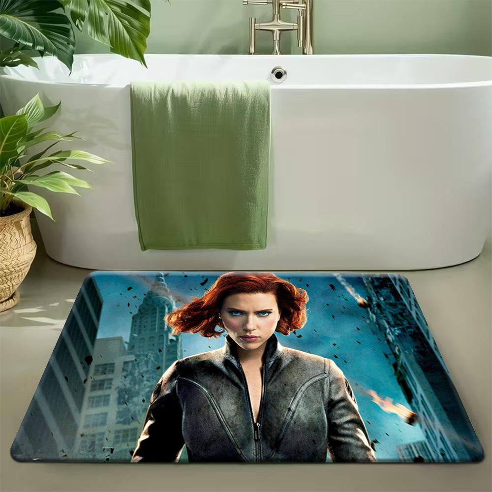 1pc Marvel Themed Captain America Doormat for Entryway/Bedroom/Living Room, Non Slip Floor Mat Gift for Marvel Fans & Superher
