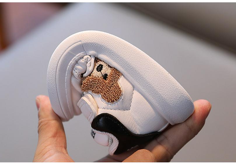 New Infant & Toddler White Soft Sole Shoes - Boys & Girls Casual Spring Sneakers