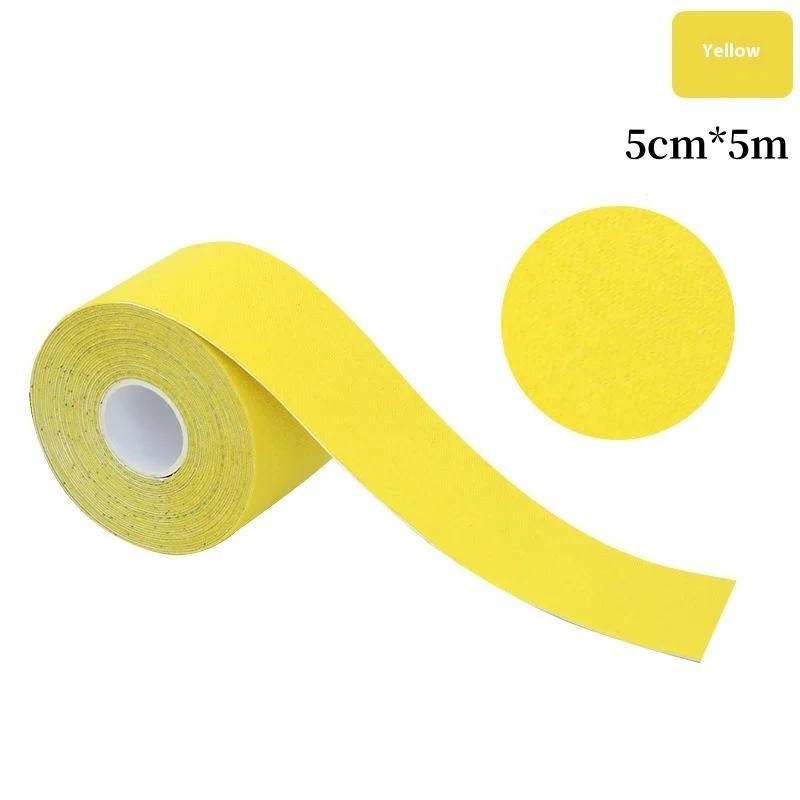 5M 1/3/5/10Pc Sport Cotton Elastic Self Adhesive Bandage Permeability Waterproof Kinesiology Straps Medical Strain Protection