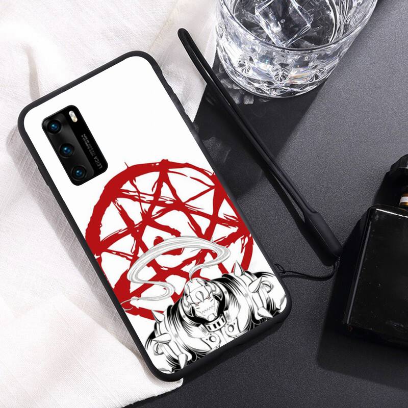 Anime FULLMETAL ALCHEMIST Phone Case For Huawei Y6 Y7 Y9 Prime 2019 Y9s Mate 10 20 40 Pro Lite Nova 5t Silicone Cover