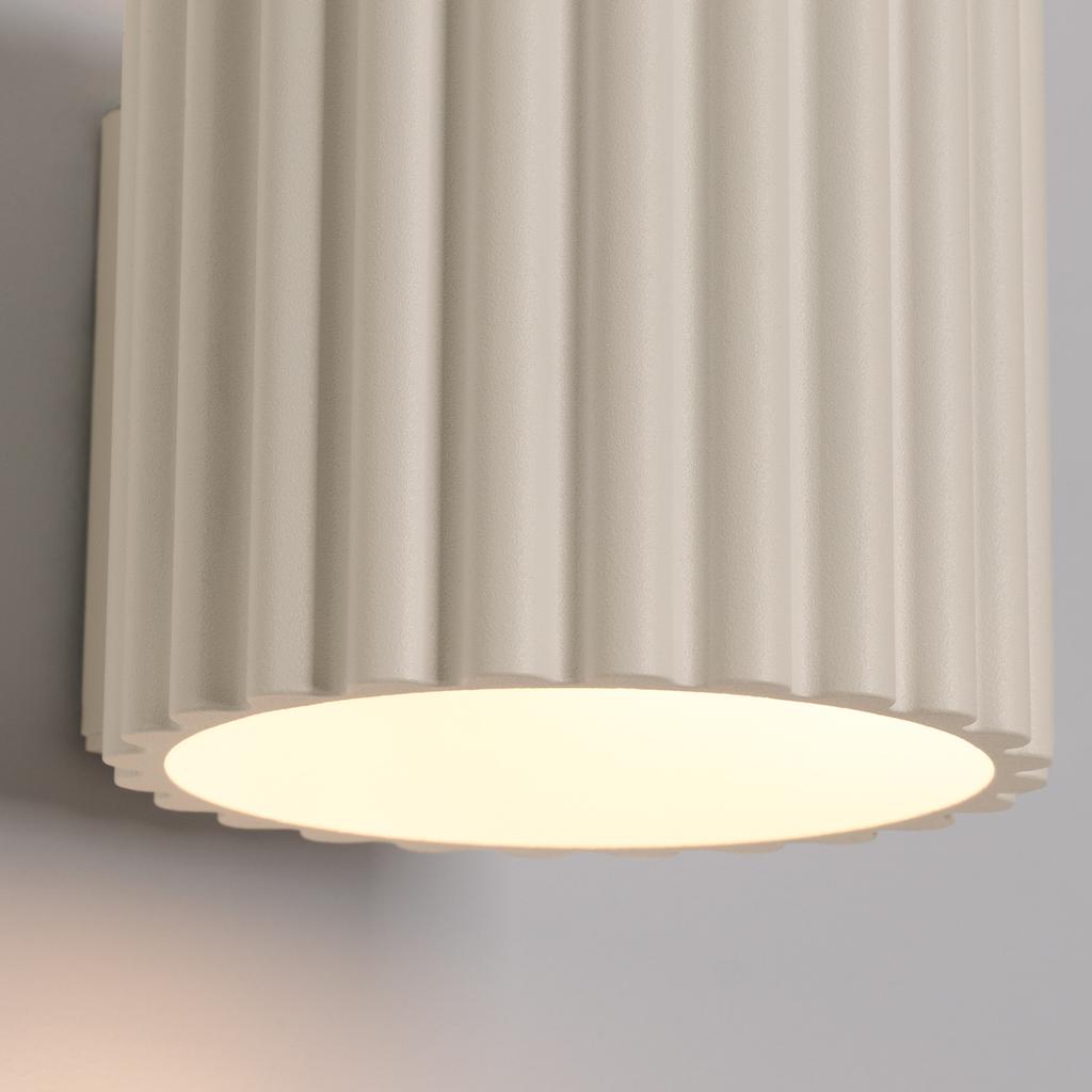 Aura beige G9 wall lamp