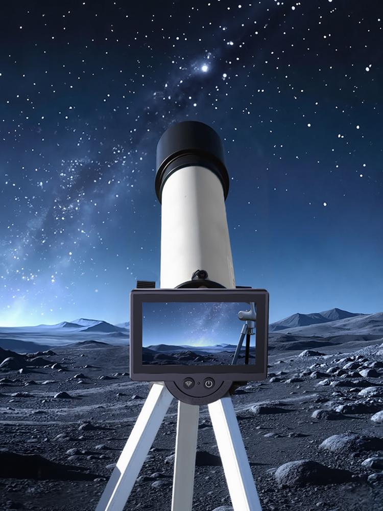 WiFi Electronic Eyepiece 1080P Telescope Camera Eyepiece with 4.3 Inch IPS Screen for Astronomical Telescope