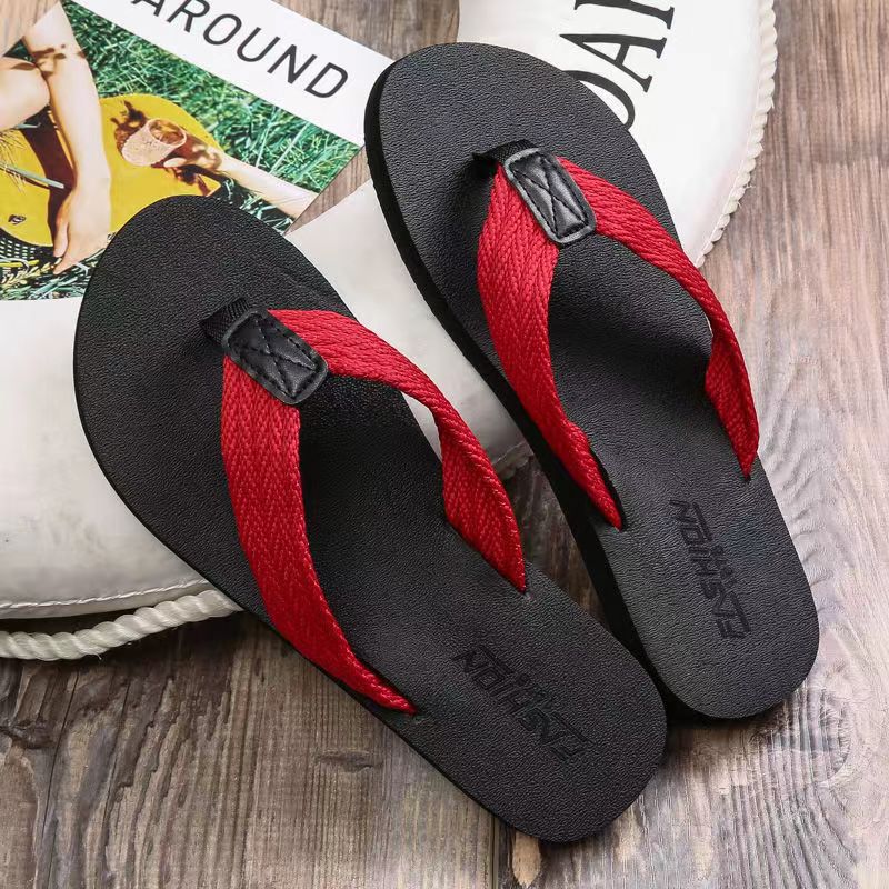 Flip-flops Summer Men's New Flip-flops Non-slip Fashion Outer Wear Sandals Personalized Beach Shoes Hot