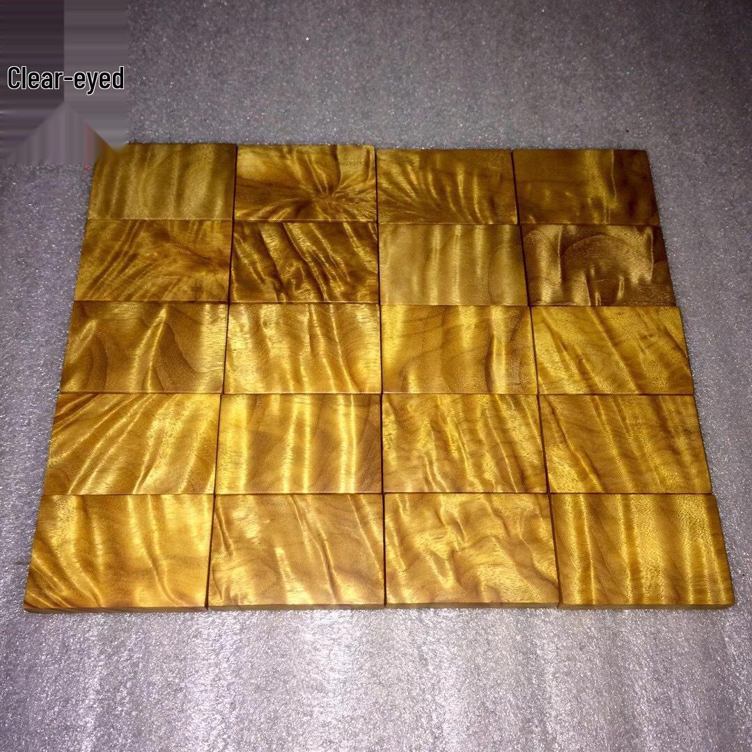 

Golden Silk Phoebe Full Water Ripple Deadwood Pendant - 461 Handheld Car Safety Pendant. Painted 461 Pendant