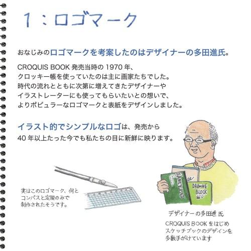 Maruman Croquis Book White Croquis Paper Blue SS-02