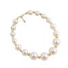 Fine Workmanship Gift Trendy Faux Pearl Big Faux Pearl Choker Necklace Bridal Necklace