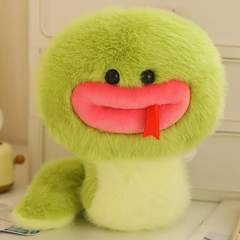 20/25CM Cartoon Snake Plush Doll Chinese Mythical Story Green Snake and White Snake Plush Doll Warm Companion Doll Funny Gifts