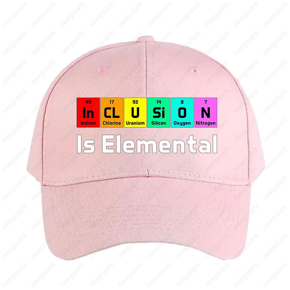 Inclusion Is EleUnisextal LGBT Flag Gay Pride Cap Women Unisex Adult Peaked Hat Casual Adjustable Printed Baseball Caps Trucker Cap