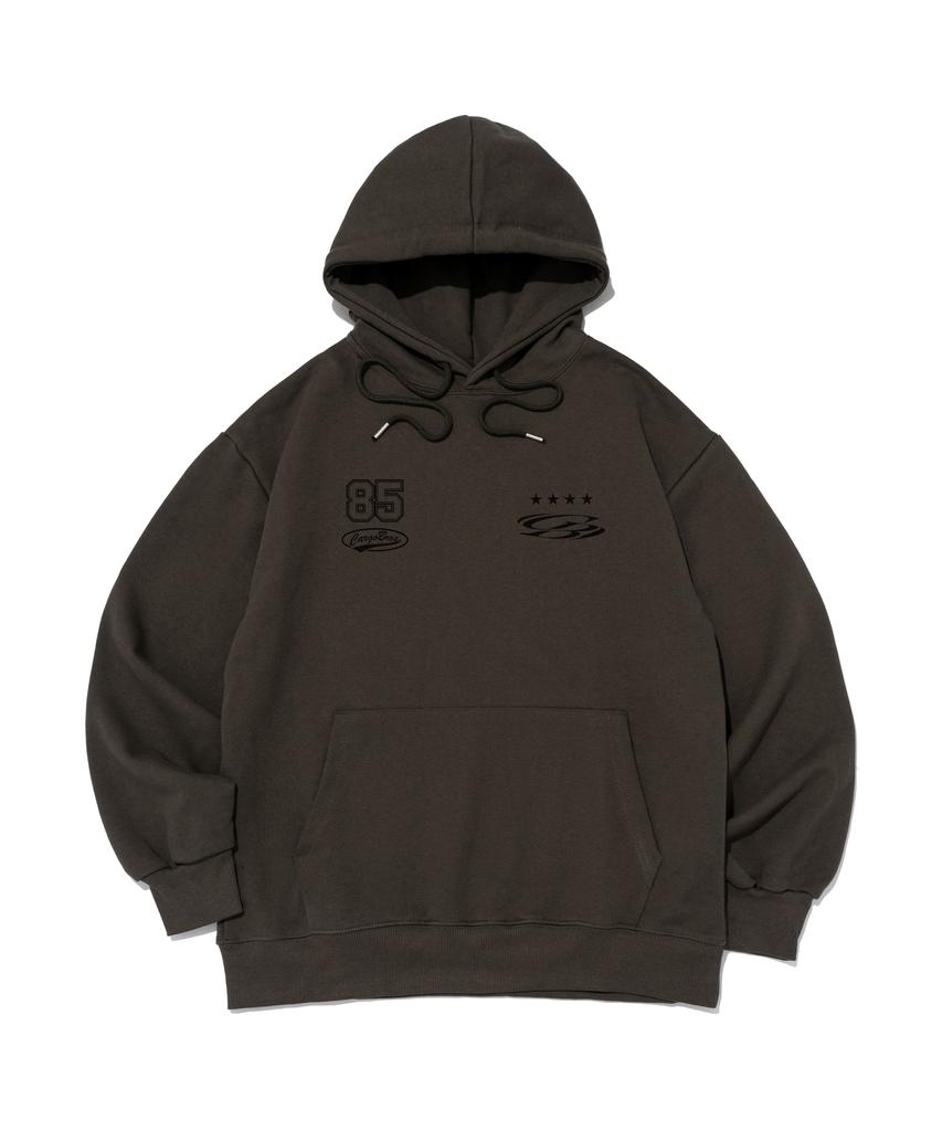 Star Circle Logo Oversized Hoodie (Khaki)