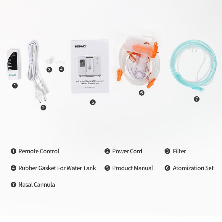 El pesado generador de oxígeno entrante control remoto infrarrojo monitoreo en tiempo real con atomización