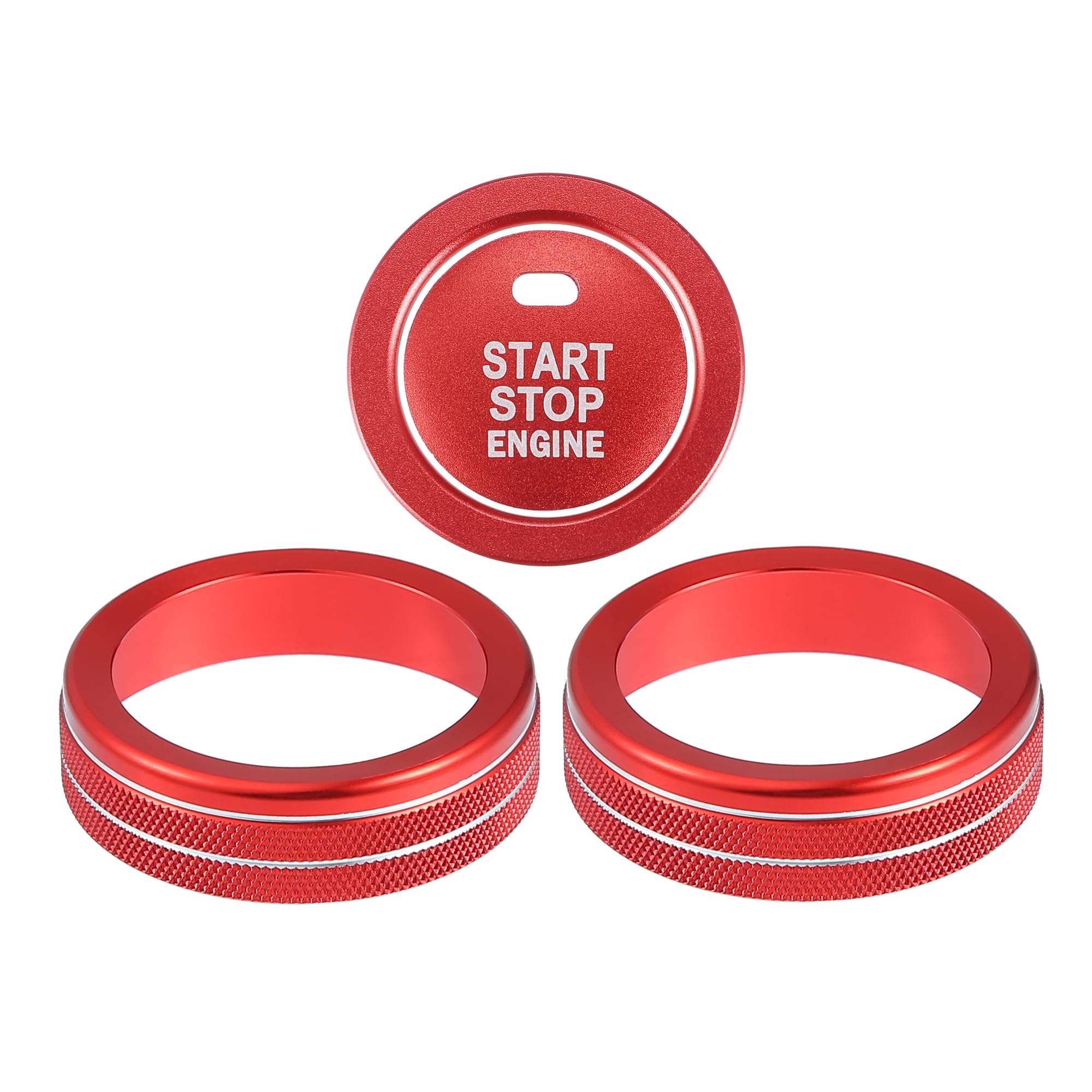 

Кольцо ручки регулировки температуры ABSOPRO A/C для To yota Совместимо с High красный