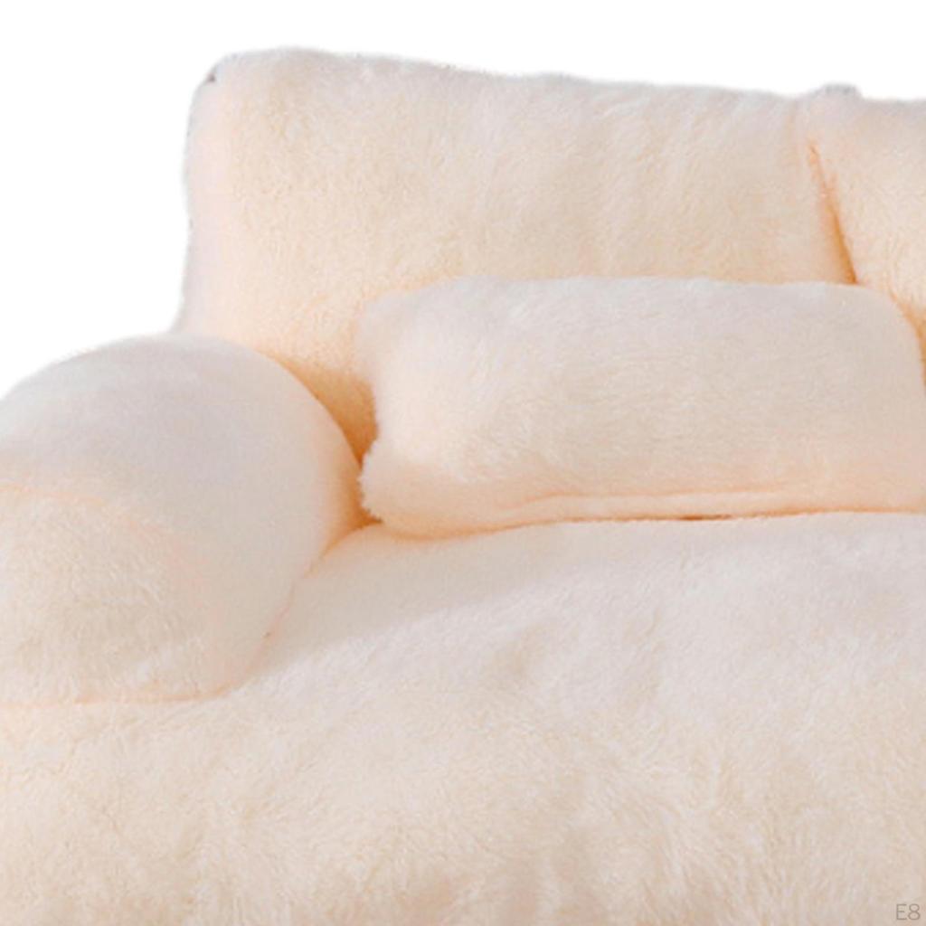 Cat Sofa Couch Pet Kennel Nonskid Bottom Bed Comfortable Mini Dog Beds for
