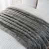 Luxury Fox Fur Throw Blanket Winter Warm Fluffy Soft Blankets Bedspread On the Bed Faux Fur Blanket Plaid Throw for Sofa Towel