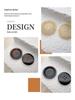 Matte Four-Hole Resin Cow Horn Pattern Buttons for Coats, Windbreakers, Suits, and Trousers