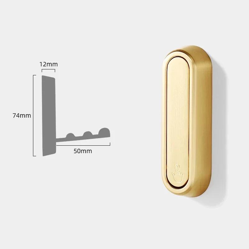 

Modern Simple Foldable Clothing Hook Zinc Alloy Storage Hat Shoe Bag Hook Furniture Hardware Hook