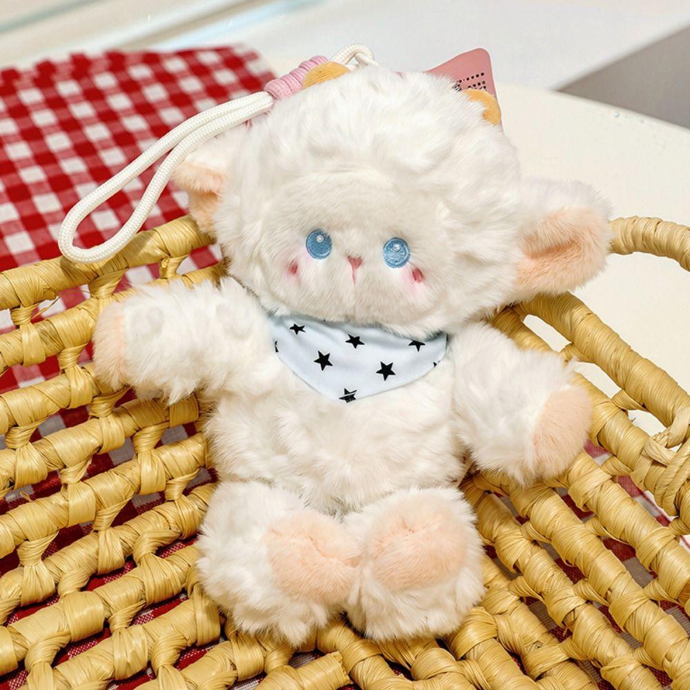 Soft Plush Sheep Toy Creative Lamb Stuffed Doll Plush Sheep Doll Hanging Decoration