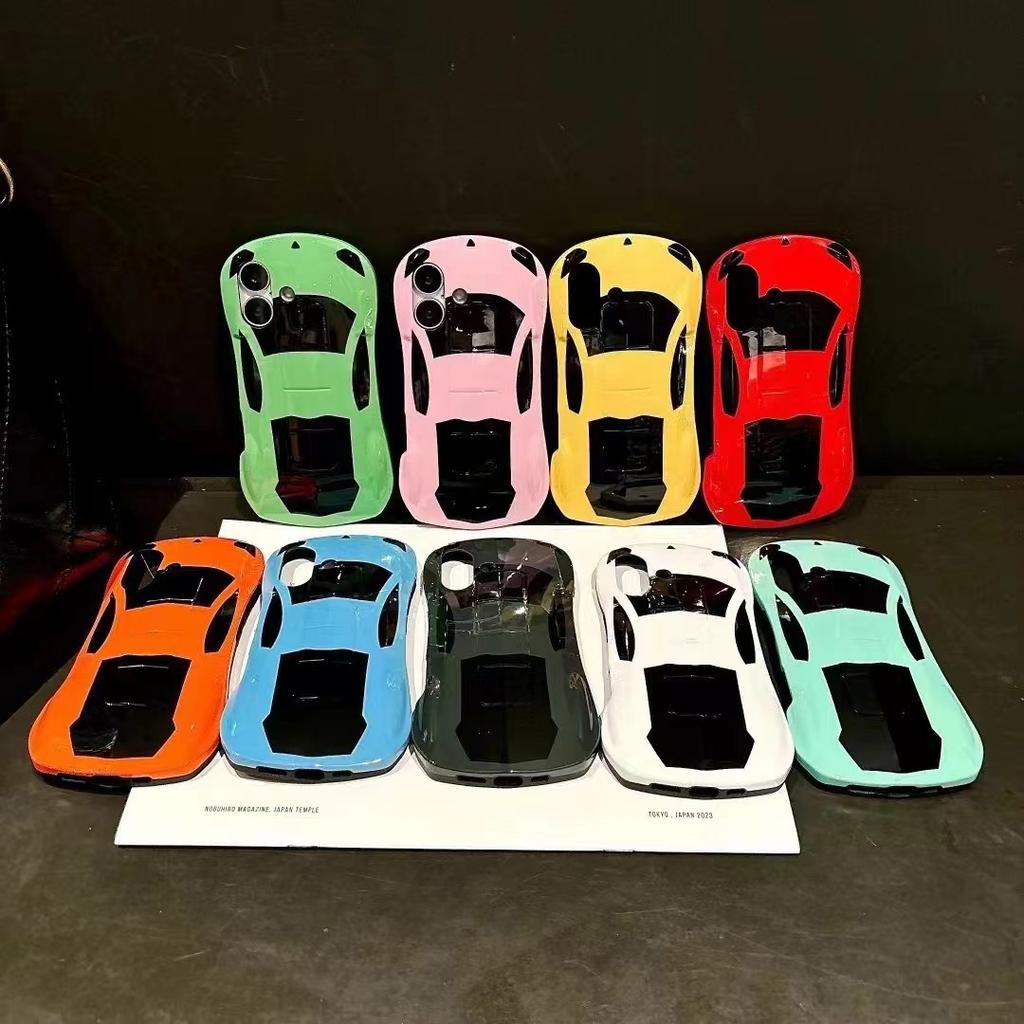 Suitable for Apple 16promax/11/Xr 3D Sports Car Phone Cases, 7P Couple Car Soft Case Racing Car Protective Cases